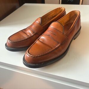 Allen Edmonds Classic Chestnut Brown Leather Loafers
